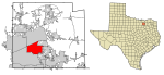 Collin County Texas Incorporated Areas Allen highlighted